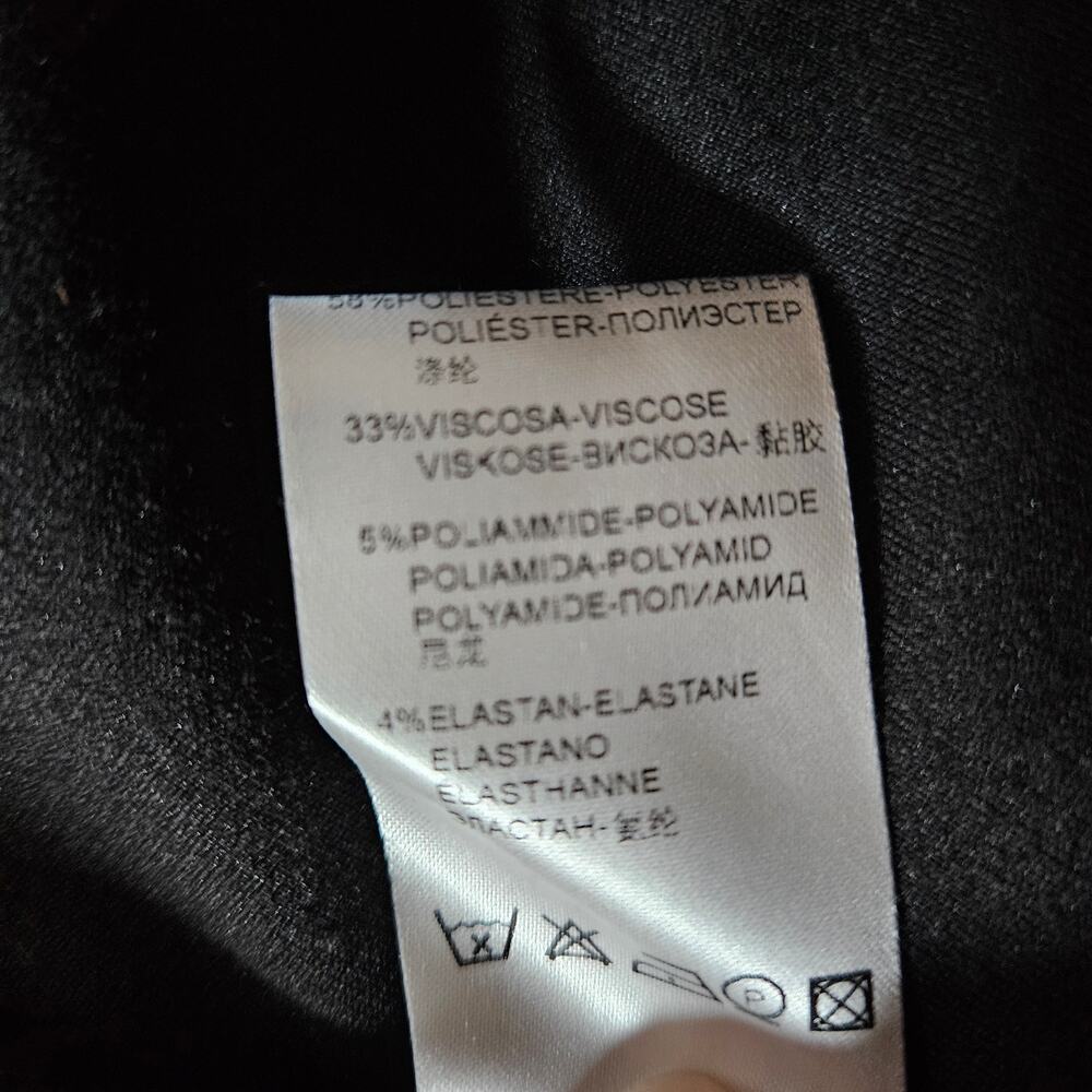 Pietro Brunelli Milano Womens Dress Small Black Floral Lace Long Sleeve A Line - Picture 14 of 15